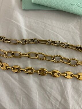 Mia Bijoux Bundle of three golden bracelets (waterproof)